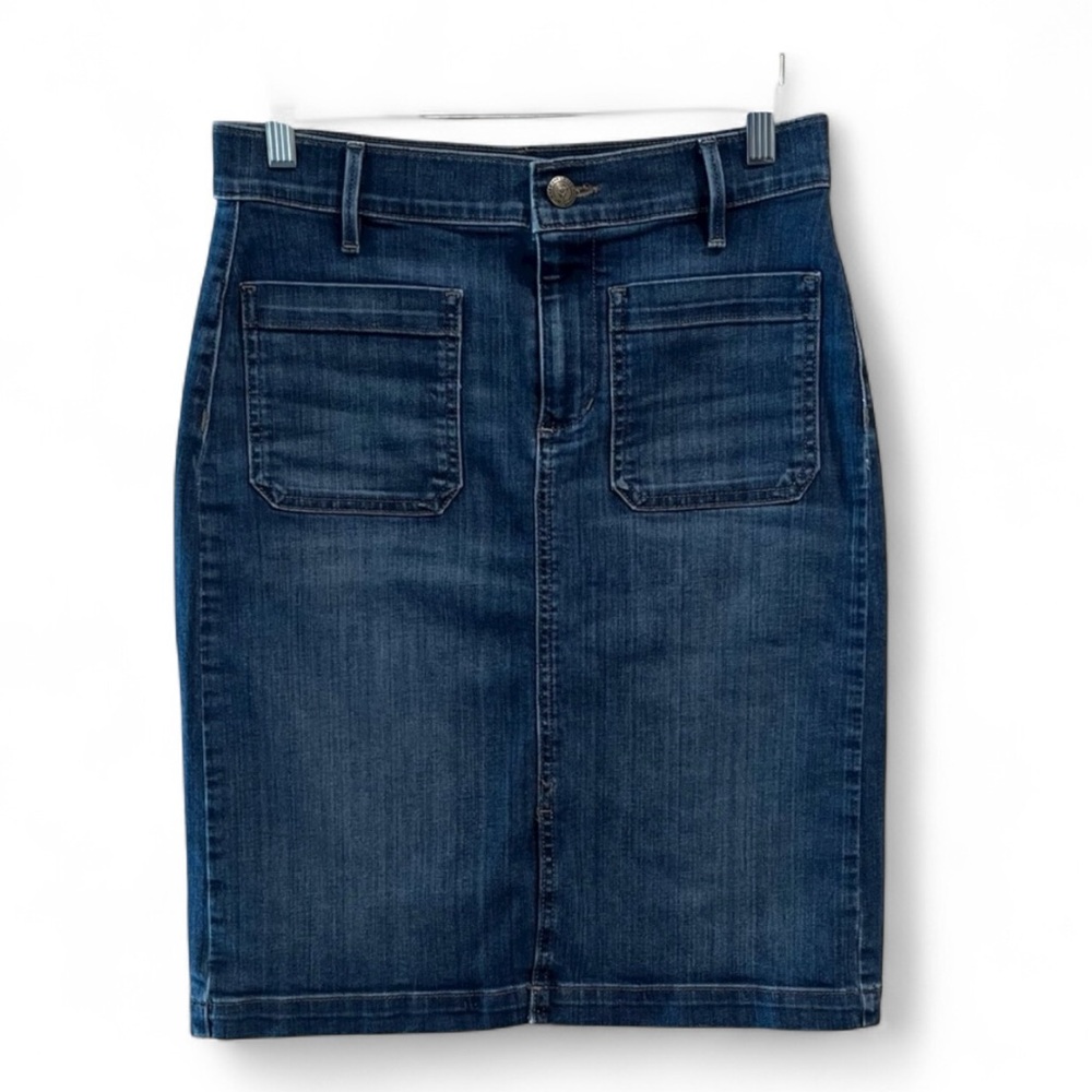 Loft Denim Pencil Skirt Sz 6